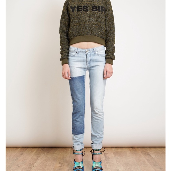 FILLES A PAPA Yes Sir cropped sweatshirt - Picture 2 of 5